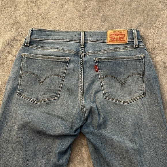 Levi’s Ripped Knees 710 Super Skinny Fit Jeans - Light Wash - Size W30xL32 - Picture 9 of 10